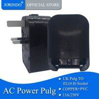 【CW】 JORINDO Europe EU 2 Pin to UK 3Pin Plug Adapter Power Socket Travel Converter schuko adapter to England plug box type lot