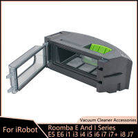 กล่องเก็บฝุ่นสำหรับ IRobot Roomba E และ I Series E6 I7 I1 I3 I4 E5 I7 I8 J7เครื่องดูดฝุ่นถังขยะอะไหล่กวาด