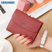 VICKAWEB Women Small Wallet Colorful Genuine Leather Female Purse Womens Wallets Ladies Fashion Womens Money Purses Hasp Clutch