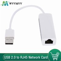 WvvMvv 10/100Mbps Ethernet Adapter USB 2.0 to RJ45 Lan Network Card For Macbook Laptop PC Windows 7 8 10  USB Network Adapters