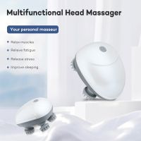 ✿☼ PizzaBurger Electric Scalp Massager for Hair Growth Stress Relax with 4 Massage Heads Shoulder Neck