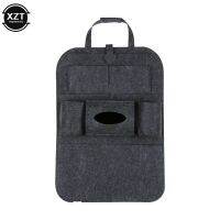 ’；【‘； 1Pc Universal Car Back Seat Storage Bag Organizer Trunk Elastic Felt Storage Bag 6 Pockets Organizer Hanging Car Accessories