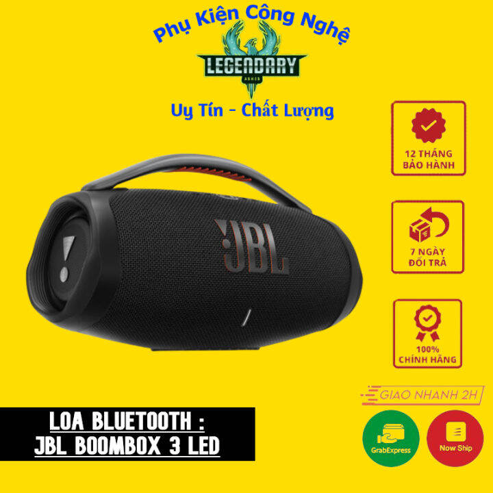 Loa Bluetooth Boombox 3 LED Thế Hệ Mới. Bass Mạnh Âm Thanh Lớn Cực Đỉnh ...