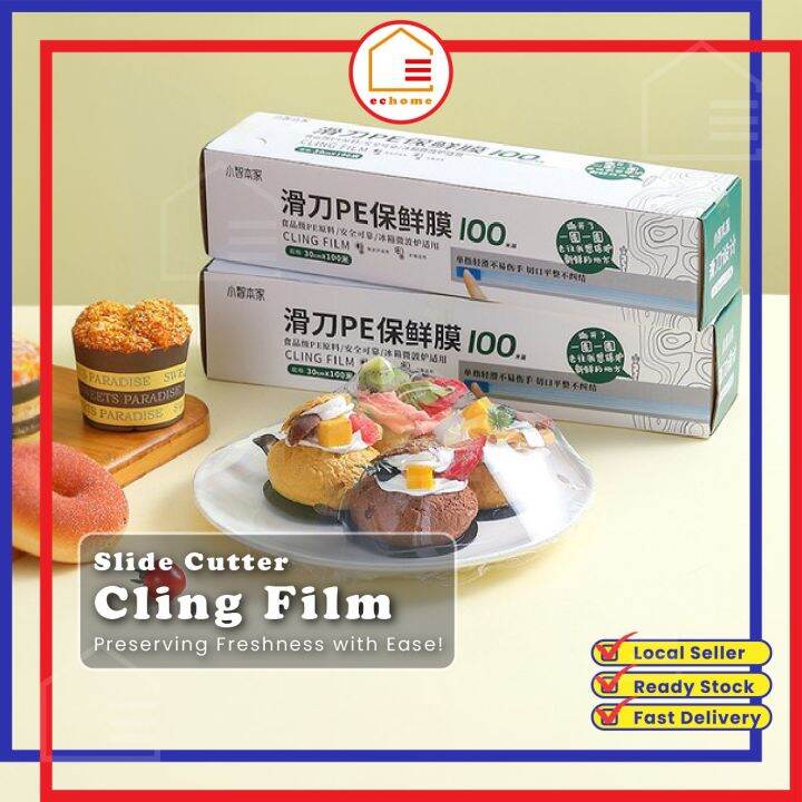 Cling Film Cling Wrap with Slide Cutter Lazada