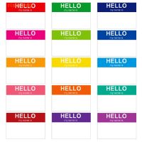 5 Sheets Hello My Name Adhesive Labels Stickers Gift Name Tags Sticker Present