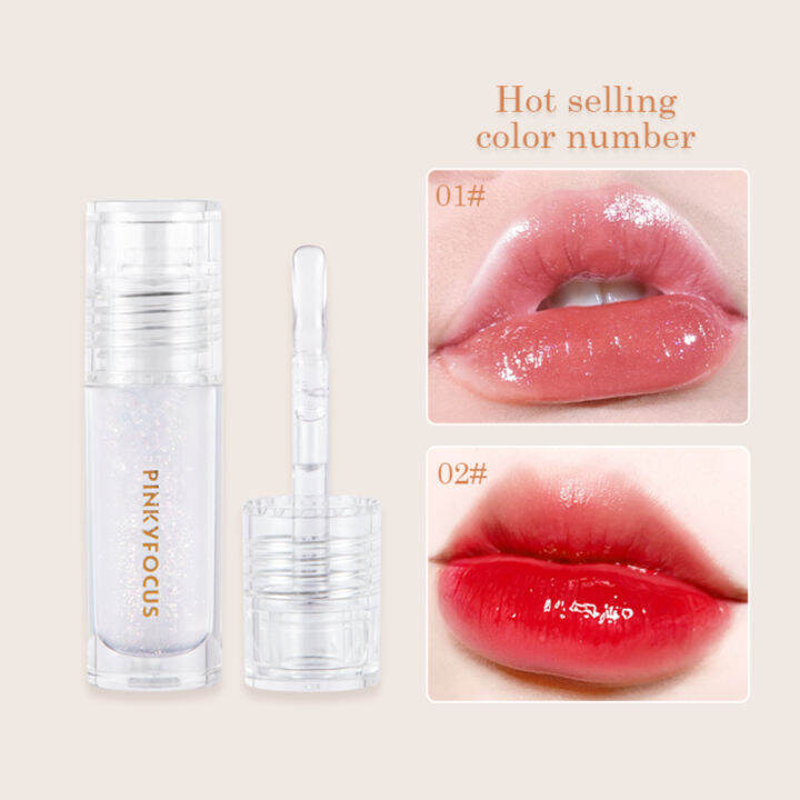 JUDYDOLL Pinkyfocus Lip Oil Transparent Lip Glaze Colorless Water Gloss