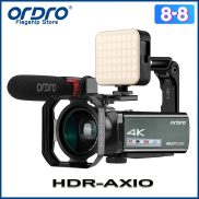 ORDRO Máy Quay Phim 4K HDR-AX10 Máy Quay Video Thu Phóng Kỹ Thuật Số 30MP