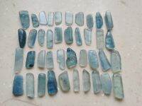 40pcs NATURAL Aquamarine QUARTZ Crystal freedom body gem