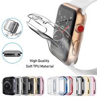 ZZOOI 360 Full Soft Clear TPU Screen Protector Case For Apple Watch Series 44MM 40MM 42MM 38MM Transparent Cover For IWatch 6/SE/5/4/3