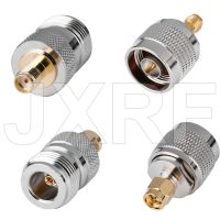 The factory sales 4pcs/set N to SMA adapter N male to SMA male Plug female Jack RF connector 4 type Test converter fast ship Electrical Connectors