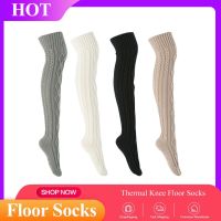 【Sock shop】ใหม่คริสต์มาสผู้หญิง39; S ยาวถักถุงน่องสำหรับสาวสุภาพสตรีผู้หญิงฤดูหนาวถักถุงเท้าต้นขาสูงกว่าเข่าถุงเท้า