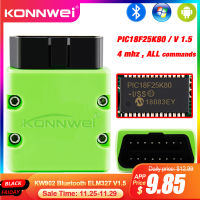 KONNWEI ELM327 V1.5 OBD2 Scanner KW902 Bluetooth-compatible Auto Scanner MINI ELM 327 OBD 2 KW902 Code Reader for Android Phone