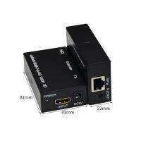 1 Pair 1080P FHD HDMI-compatible to RJ45 60M Extender Splitter Sender&amp;Receiver Over Ethernet CAT 5E6 for PC Laptop HD