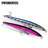 【YF】 PROBEROS Top Pencil Wobbler 13cm-27.5g Sinking Fishing Lure With 4  Matte Tin Hooks Artificial Hard Bait Bass Baits