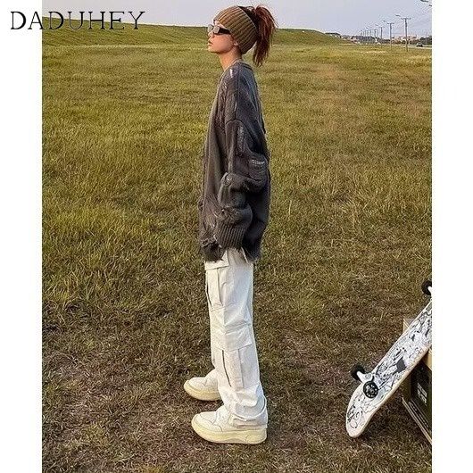 pants-cargo-niche-pants-casual-loose-waist-high-overalls-multi-pocket-ins-style-american-new-women-daduhey