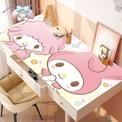 Sanrio Pochacco Mymelody Hellokitty Desktop Mat Student Desk Mat Pvc Wash Free Tablecloth Waterproof and Dirt Resistant Desk Mat