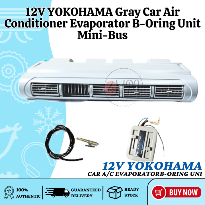 FOURHMC HIGH QUALITY 12V YOKOHAMA Gray Car Air Conditioner Evaporator B