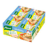 คนอร์ ซุปก้อนรสไก่ 40 กรัม x 12 ก้อน Knorr Chicken Flavored Soup Cubes 40g x 12pcs