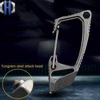 ✾❂✖ Stainless Steel Multi-function Key Ring Men And Women Self-defense Weapons Supplies Outdoor Car Shackle EDC Safety Buckle