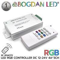 LED RGB Controller RF-Remote 15Key 12-24VDC 4A/CH ยี่ห้อ BOGDAN LED ใช้ควบคุม LED แสงสีให้สว่างหรือเปลี่ยนสีได้