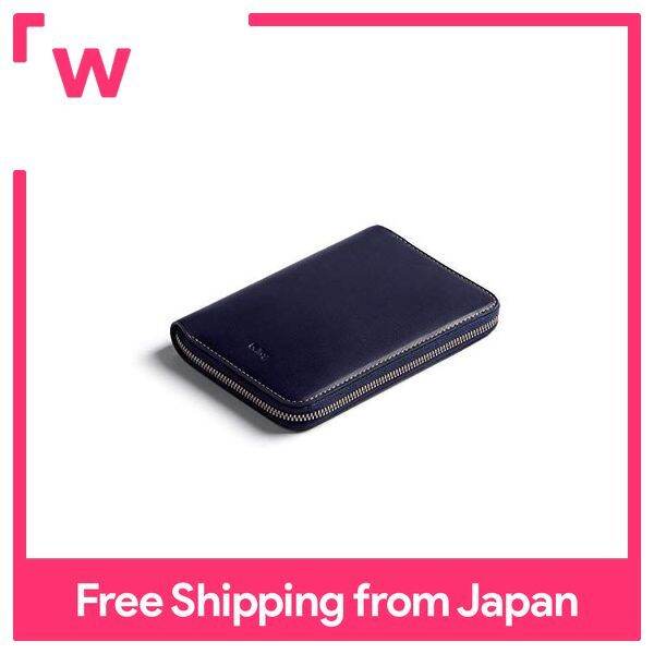 Bellroy Travel Folio-Premium Leather Travel Organizer with RFID Protection  (2 Passports, 4-8 Cards, Boarding Pass, Cash, Pens)-Navy Lazada Singapore