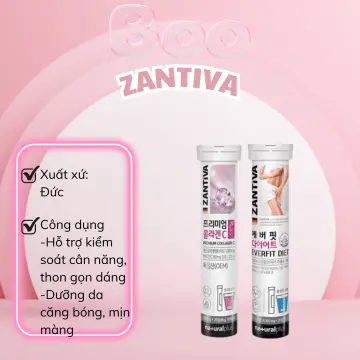 Công dụng của viên sủi giảm cân Zantiva là gì?
