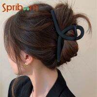 【YF】❃  Matte Hair Clip for Fashion French Hairgrips Large Claw Hairpins Korean Accessories