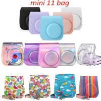 Fujifilm Instax Mini 11 Camera Accessory Artist Oil Paint PU Leather Instant Camera Shoulder Bag Protector Cover Case Pouch
