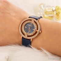 ⌚ นาฬิกา 2022 อเนกประสงค์ Rhinestone หรูหราสุภาพสตรีนาฬิกาควอทซ์บรรยากาศเรียบง่ายนาฬิกาตกแต่งสเกลหน้าปัดกลวง