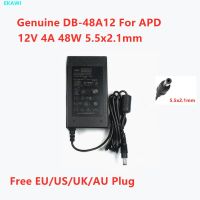 DB-48A12 APD ของแท้12V 4A 48W 5.5X2.1มม. อะแดปเตอร์ AC DA-48Q12สำหรับชาร์จแหล่งจ่ายไฟหน้าจอ