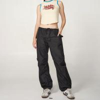 BLACK  PARACHUTE PANTS