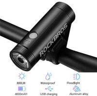 Rockbros R1 400 ไฟจักรยาน สว่างมาก ไฟหน้า จักรยาน ชาร์จไฟ USB Bicycle LED Light Waterproof