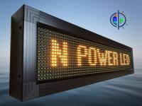 ์NPower ป้ายไฟวิ่ง ตัวอักษรวิ่ง ขนาด P10 LED สีส้ม เหลือง 96x16 cm  รับประกัน 1 ปี