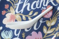 6pcs Set Plain White Bone Ceramic Spoon  Kis Soup Spoon  Korean Chinese Rice Scoop   Porcelain Dinner Baby China Ice Cream Ladle Serving Utensils