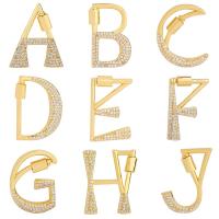 Juya DIY Pendant Name Jewelry Making Supplies Handmade Creative Initial Letters Carabiner Fastener Screw Lock Clasps Accessories DIY accessories and o