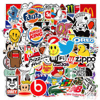 101PcsSet ❉ Fashion nd Logo Mixed Cool Graffiti Waterproof Stickers ❉ HipHop DIY Fashion Decals Doodle Stickers