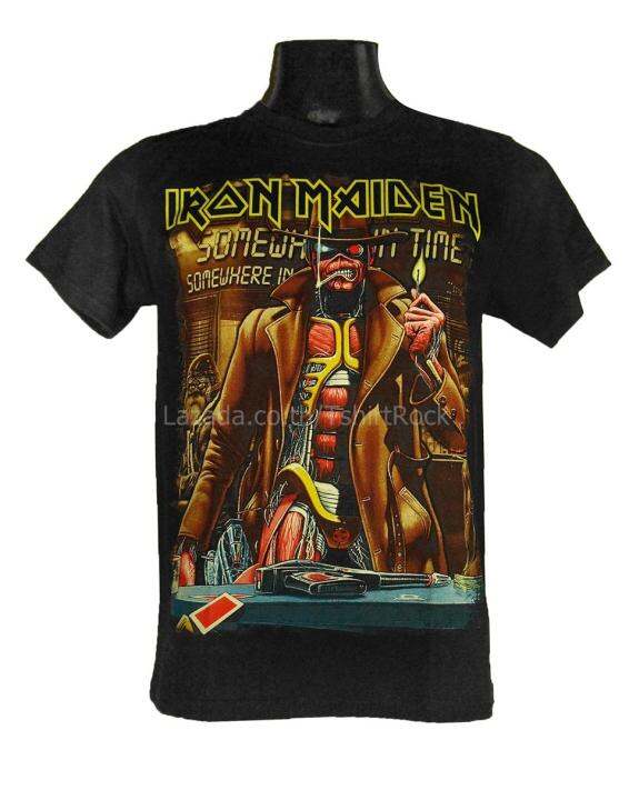 เสื้อวง-iron-maiden-ไอเอิร์นเมเดน-ไซส์ยุโรป-เสื้อยืดวงดนตรีร็อค-เสื้อร็อค-irn1679-สินค้าในประเทศ