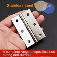 2Pcs Furniture Hardware Door Hinge 1/1.5/2/2.5/3/4 Inch Folding Butt Hinges Silver Tone Home Door Hardware Locks