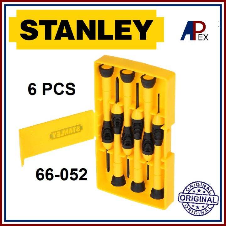 [100 Original] Stanley 6pcs Precision Screwdriver Set 66 052 Lazada