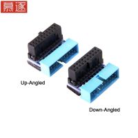 USB 3.0 20pin Male to Female Extension Adapter Angled 90 Degree for Motherboard Mainboard