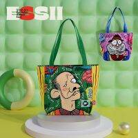 Aoki artist co-branded cartoon personality casual all-match one-shoulder tote large-capacity mummy bag 【BYUE】