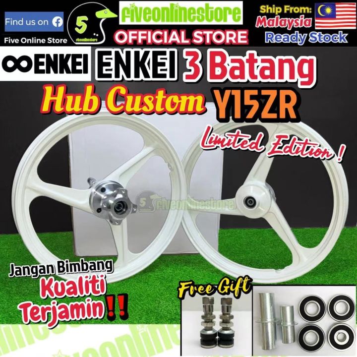 Enkei 3l 3leg 3kaki 3 Batang Sport Rim Custom Hub Siap Disc Y15 Y15z Y15zr 1616x17 3 Kaki 6479