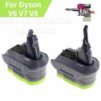 For Ryobi 18V Lithium Battery Converter To for Dyson V6 V7 V8 Battery Adapter for Dyson V6 V7 V8 Cordless Vacuum Handheld