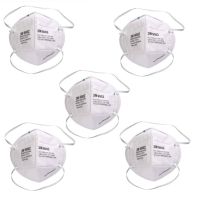 3M 9002 P1 (5ชิ้น) PM2.5 หน้ากากกรองฝุ่น ละอองแบบสายคล้องหัว และหูพับได้ Folding Particulate Respirators