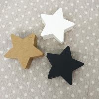 Five-pointed Star Kraft Paper Tags White Black Brown Label Luggage Note Blank Price Hang Tag Gift Wedding Party Card 100pcs Labels