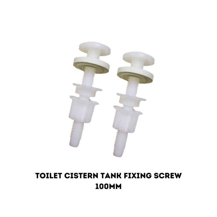 Screw For Toilet Flush Cistern Tank (100mm) Lazada