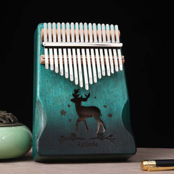 เปียโนคาลิมบา17คีย์ไม้คุณภาพสูงเปียโน-kalimba-thumb-โอคาริน่าร่างกายพร้อมหนังสือเรียนเปียโนของขวัญวันคริสต์มาส