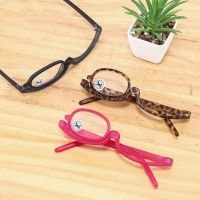 180 degree rotating reading glasses portable reader glasses women single rotating makeup magnifying reading glasses