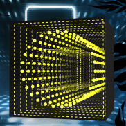 Tùy Chỉnh Nhà Sản Xuất Gương Trang Trí Hiệu Ứng Vô Cực 3D Led Màu Neon