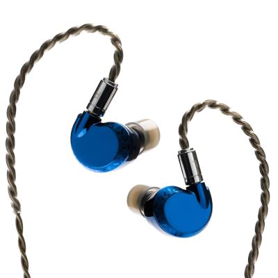 DUNU Falcon จอภาพหูฟังในหูไดรฟ์เวอร์ไดนามิกพิเศษ Klein Blue ความละเอียดสูงหูฟังเพลงหูฟังพร้อมไมค์ที่มีสายไฮไฟ MMCX